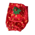 thumbnail image 4 of Ajuste de ganso conjunto de ropa de ganso balcón porche césped calmante regalo sala de estar patio patio estatua de vestuario sombrero y falda Patrón de fresa, 4 of 8