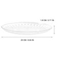 thumbnail image 2 of DEEPCRAFF 4Pcs Clear Charger Plates Acrylic Fruit Tray for Kitchen Snack Serving and Decorative Storage, 2 of 8