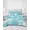 Blue, Cyan, White, variant on Quilts Full Size, Tropical Palm Tree Soft Comforter Bedding Set for Bed, Sage Green Plants Coastal Leaf Beach Lightweight Quilted Bedspread with Pillow Cover(2 Pieces) for All Season, 78x90 Inch