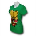 thumbnail image 2 of TMNT Teenage Mutant Ninja Turtles Costume Green Juniors T-shirt, 2 of 4