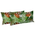 thumbnail image 2 of VargottamIndoor/OutdoorPolyester FabricLumbarPillowCover,All-Weather Waterproof Rectangular Cushion Case for Patio Furniture,12" x 20"Set of 2 -Tropical-21, 2 of 6