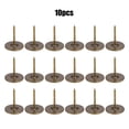 thumbnail image 4 of 100Pcs Cyan Bronze Iron  Nail Retro Style, Easy to Install for Sofa, Crafts, Drum, Jewelry Box, Suitable for Furniture. Small Body, Strong Fastening,  Piercing Point, 4 of 7