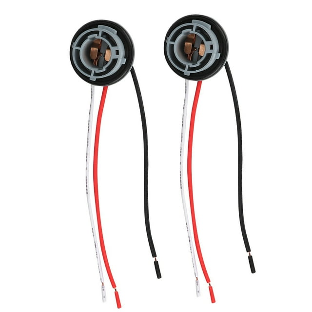 Bulb Holder Connector, Wear Resistant 2pcs Socket Wire Harness Easy Installation High Efficiency Anti Heat For 1157