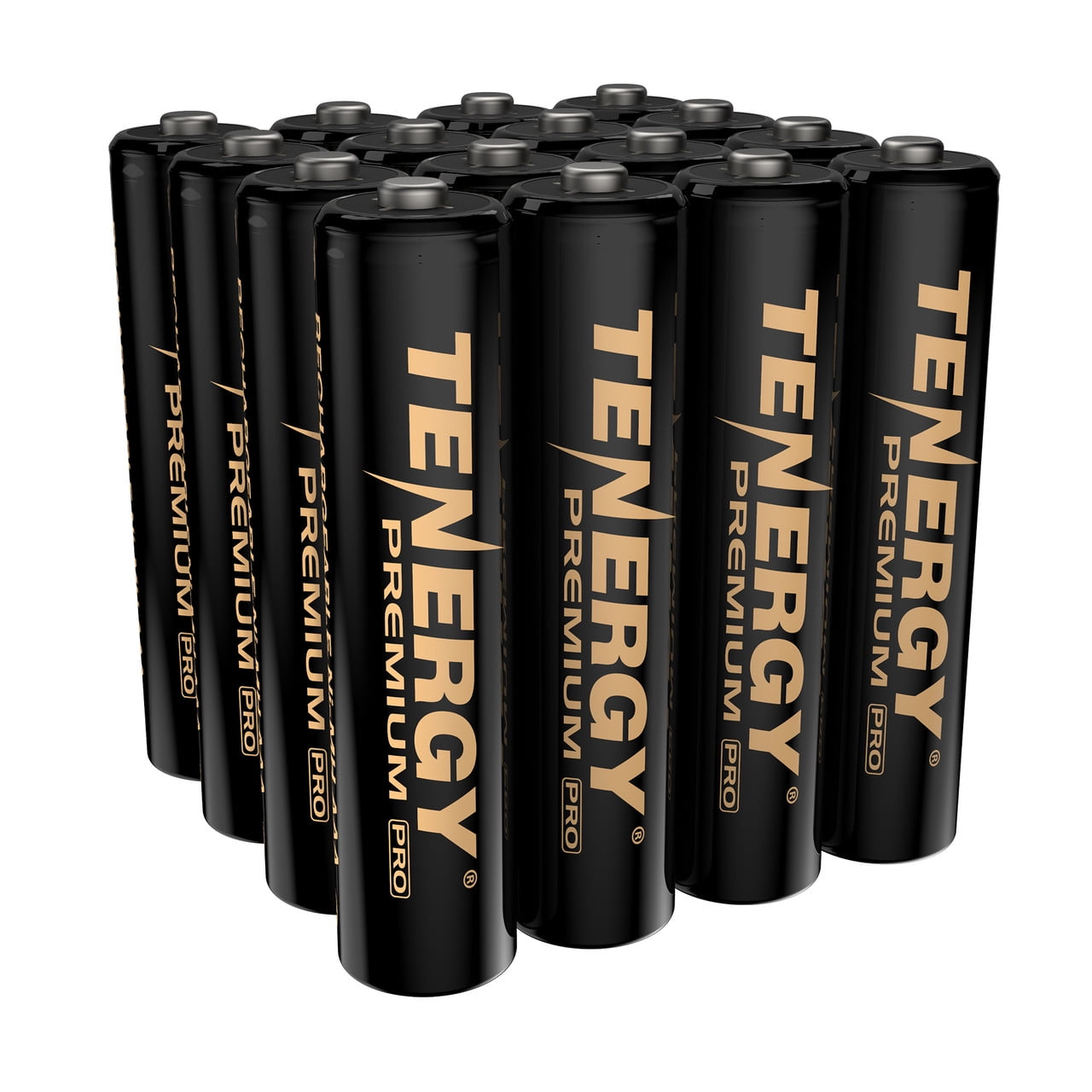 Tenergy Premium PRO Rechargeable AAA Batteries, High Capacity Low Self-Discharge 1100mAh NiMH AAA Battery, 16 Pack