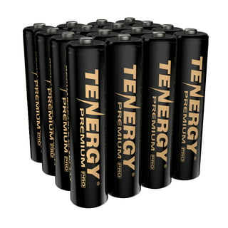 Tenergy 6LR61 9V Alkaline Battery, Non-Rechargeable Battery for Smoke  Alarms, Guitar Pickups, Microphones and More, 24 Pack