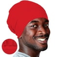 thumbnail image 1 of Ensembles de Bonnets de Sommeil à Double Couche Bonnet de Tête Femmes Bonnet de Chimiothérapie Europe et États-Unis Chaud Bonnet de Tête Élastique pour Hommes Bonnet, 1 of 4