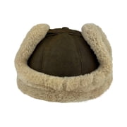 Sheepskin Trapper Hat - Genuine Leather Russian Ushanka Aviator Hat