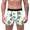 thumbnail image 2 of St. Patrick's Day Boxers for Men, Breathable Close Fitting Underpants, Polyester, 1 Pc, 2 of 9