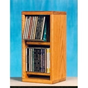 Wood Shed 206 Solid Oak Dowel Cabinet for CDs