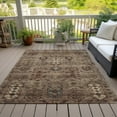 thumbnail image 3 of Dalyn Rugs Machine Washable Indoor/Outdoor Chantille ACN2047 Brown 2'6" x 3'10" Rug, 3 of 9