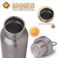 thumbnail image 4 of Bazzeff Botella de Agua de Acero Inoxidable 800 ml. Termo de Acero Inoxidable para uso Casual o Deportivo. Water Bottle Bazzeff Botella de Agua de 800 ml, 4 of 7