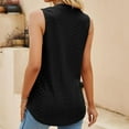 thumbnail image 4 of Idoravan Tank Tops for Women Casual Fashion Women Knitted V-Neck Ladies Solid SlimTank Top, 4 of 5