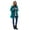 Deep Lagoon, variant on Women's Plus Size Classic Length Puffer Coat