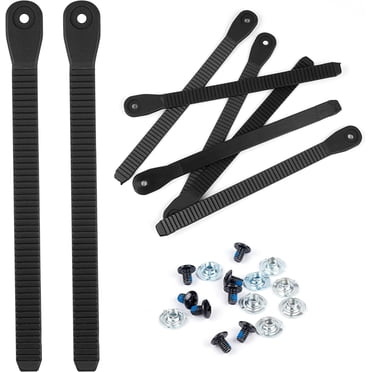 EcoNesxp Ensemble de 8 Pcs de Fixations de Planche à Neige Exquis