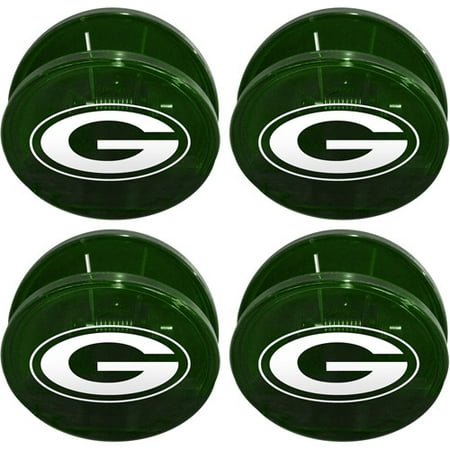 Chip Clip Set - NFL Green Bay Packers Magnetic Chip Clip Set, 4pk