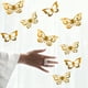 thumbnail image 1 of Decoraciones navideñas, mariposas adhesivas para pared - 12 mariposas doradas decorativas, ideales para cumpleaños y fiestas. Adhesivos removibles de papel con forma de mariposa., 1 of 8