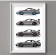 thumbnail image 1 of GT3 RS-póster de supercoche de generación de coches, lienzo impreso, pintura, decoración del hogar, regalo de decoración de arte de la pared para amantes del coche, sin marco, 911, 1 of 4