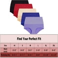 thumbnail image 6 of Women Underwear High Waist Cotton Briefs Ladies Panties Tummy Control Panty Full Coverage Multipack, 6 of 6