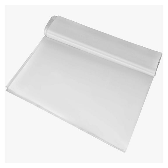 Wqmh Greenhouse Plastic Sheeting 12 x 28 ft, 6 Mil Thickness UV Resistant Clear Polyethylene Film, Hoop Green House Cover for Farms, Agriculture, Garden