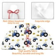 thumbnail image 4 of Yiaed Tractor And Vehicle Print Christmas Tree Skirt , Tree SkirtsTree Mat for Christmas Winter Holiday Indoor Decorations-48", 4 of 7