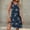 Navy, variant on Taqqpue Summer Dresses for Women Floral Printed Loose Casual V Neck Sleeveless Sundresses Knee Length Vacation Beach Tank Dress Flowy Swing A Line Plus Size Midi Dresses