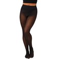 thumbnail image 2 of Hanes Womens EcoSmart Opaque Tights, L, Black, 2 of 4