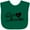 Green, variant on Inktastic Bestie Frenchie Boys or Girls Baby Bib