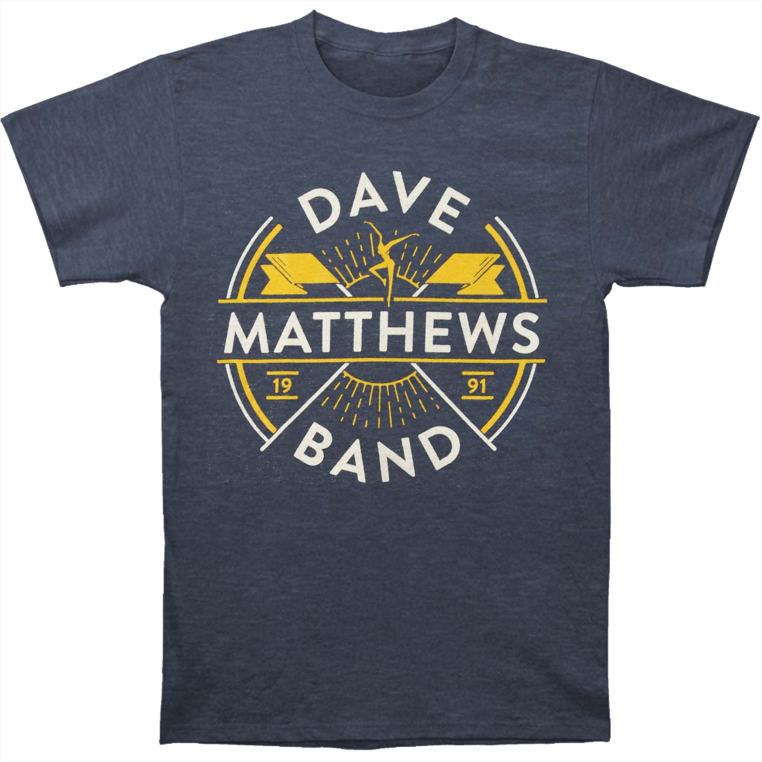 Dave Matthews Dave Matthews Band Men's Flag Slim Fit Tshirt Hthr