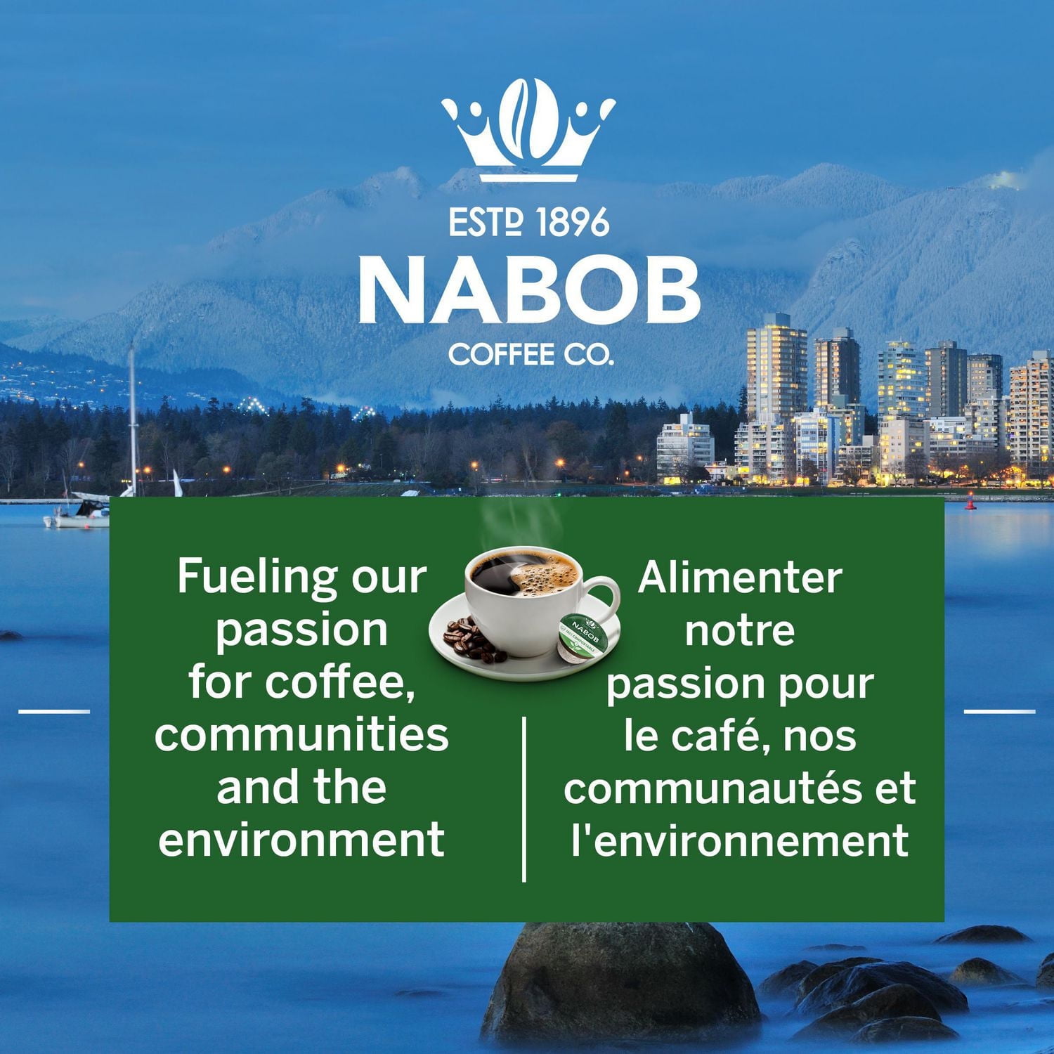 Nabob 1896 Tradition Coffee 100% Compostable Pods