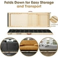 thumbnail image 4 of Dog Ramp for High Bed - Car Ramp for Dog - Anti-Slip Carpet - 51" Long Adjustable 14"-28" Dog Ramps for Small Dogs Large Dogs - Dog Ramp for Couch, Bed or car, Fold Portable Wooden Pet Ramps, 4 of 16