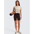 thumbnail image 3 of Remera CRZ YOGA de Algodón Pima Crop Relajada Mojave Tan Talle S, 3 of 6