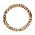 thumbnail image 4 of Corona de ratán para hacer tú mismo Manualidades para hacer tú mismo Suministros para hacer coronas para hacer tú mismo Corona para puerta de entrada Color de madera, 4 of 8