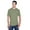 Military Green, variant on UltraClub Men's Cool & Dry Sport Interlock T-Shirt, Bright Orange, XXXX-Large