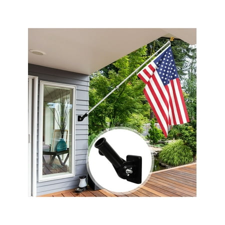 1pc Mounting Durable Convenient Flag Pole Bracket Flagpole Holder Flag 1pc Mounting Durable Convenient Flag Pole Bracket Flagpole Holder Flag