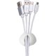 thumbnail image 3 of Clips para cables Soporte para cables | organice cables de alimentación, cargadores de teléfonos, blanco, 3 of 5