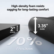 Sihoo B100 Se Office Chair, Dual-Back Ergonomic Chair, 2D Headrest & Flip-up Armrest, Soft Cotton Seat, Mesh Chair for Home Office & Gaming, 300lbs, Black