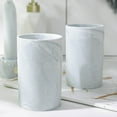 thumbnail image 3 of Ceramic Rustic Marble Bathroom Tumbler Cup for Mouthwash Rinsing Toothbrush and Toothpaste Holder Stand Cups - Milk Drinking Cups for Christmas Birthday, 3 of 6