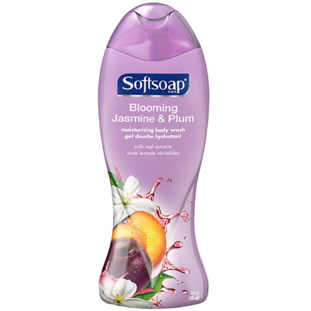 Softsoap Moisturizing Body Wash Blooming Jasmine & Plum Net Wt. 18
