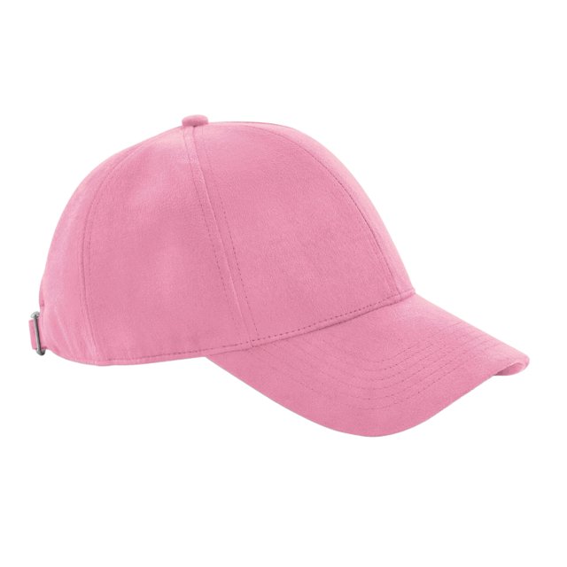 Beechfield - Gorra de Ante Sintético para Adultos Unisex (Rosa Dusty)