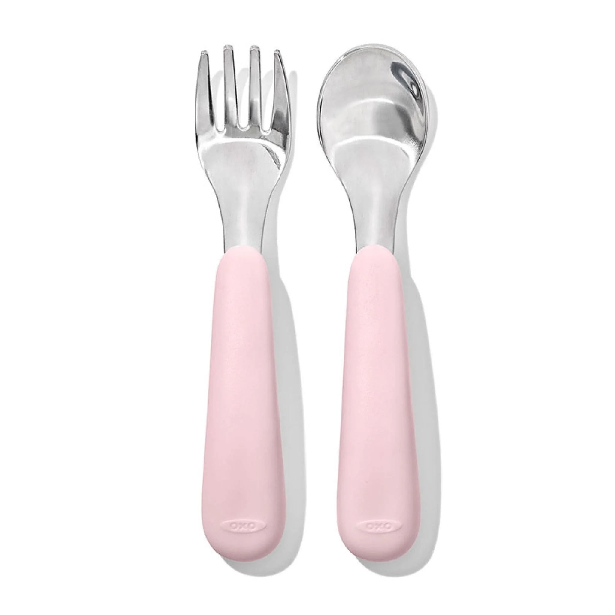 Oxo Tot - Ensemble Fourchette & Cuillère - - Fleur - 12 Mois +