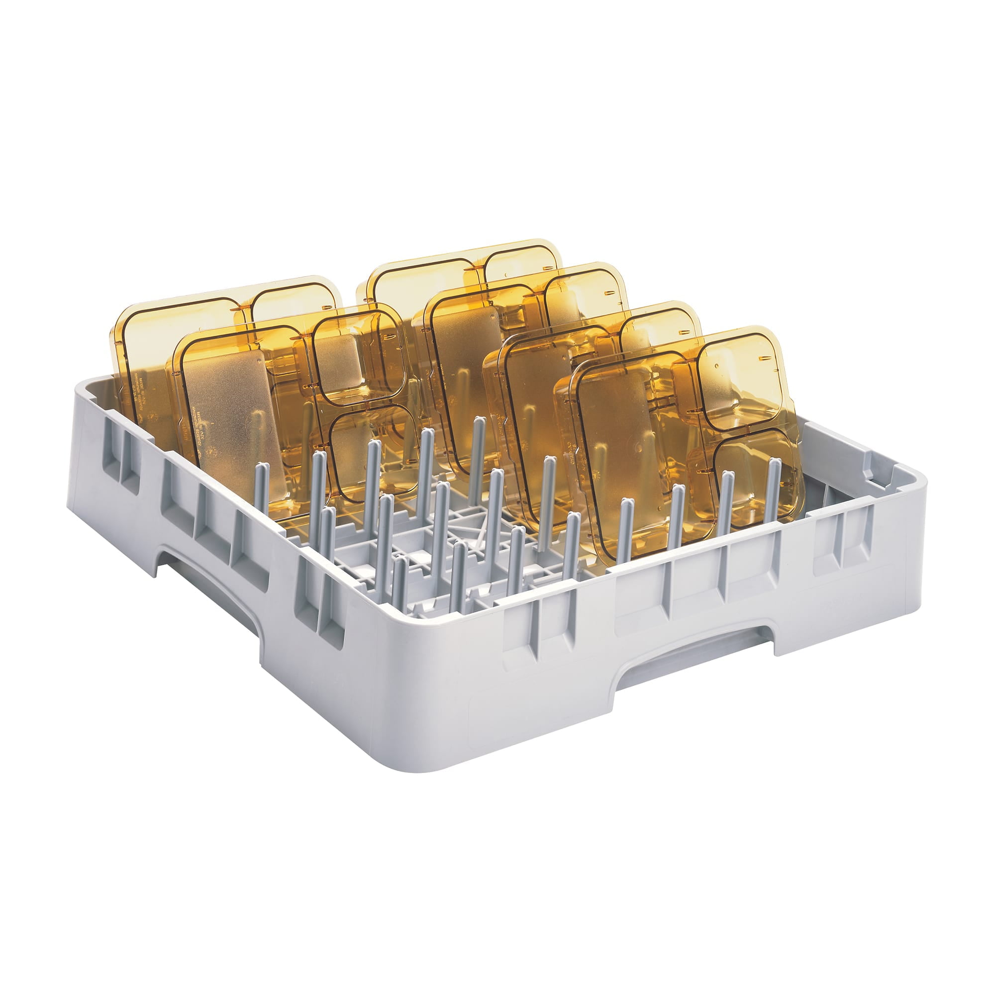Cambro PR314L40151 Soft Gray 9 x 9 Camrack Peg Rack Standard