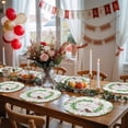 thumbnail image 5 of Spring Botanical Round 13 Inch Placemats Set of 8, Garden Birds Floral Leaves Gray Woodn HeatResistant Non Slip Place Mats for Dining Table, Wipeable Braided Kitchen Table Mats for Housewarming, 5 of 9