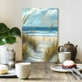 thumbnail image 7 of Shadudu Abstract Beach Picture Wall Art: Sandy Path to Ocean with Sea Grass Artwork Painting for Bedroom 24x36in, 7 of 7