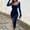Navy, variant on Aloohaidyvio Wedding Guest Dresses for Women,Fall Dresses for Women 2024 Temperament Solid Color Split Wrap The Buttocks Formal Homecoming Dresses