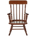 thumbnail image 2 of Silla Mecedora Infantil con Espaldar de Eje en Madera de Cerezo Gift Mark, 2 of 3