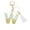 W, variant on YangJinLian Cute Key Chains for Women Girls, Initial Letter Keychains with Tassel, Charms for Key Purse Handbags Backpacks