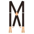 thumbnail image 1 of "Buyless Fashion Butten End Logger Work Suspenders for Men - 48"" Adjustable Straps 1 1/4"" - X Shape", 1 of 7