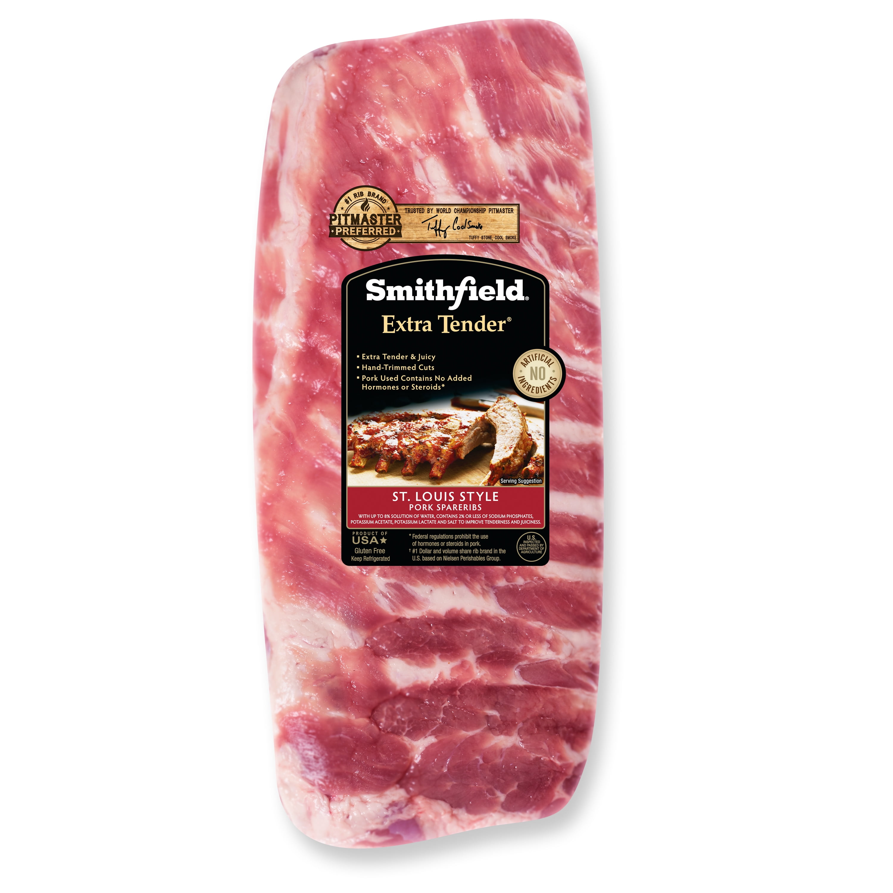 Smithfield Fresh Extra Tender St. Louis Style Ribs, 2.15.5 lb