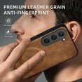 thumbnail image 4 of for Samsung Galaxy S23 Plus Premium PU Leather + TPU Back Case, Magsafe Anti-Scratch Lightweight Ultra Slim Shockproof Protective Anti-Fall Business Phone Case for Samsung Galaxy S23 Plus, Brown, 4 of 9