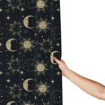 thumbnail image 6 of Cartoon Sun Star Moon Blue Pattern Shower Curtain, Polyester Waterproof Bath Curtains for Bathroom Decorations, 72 x 72 inches, 6 of 7